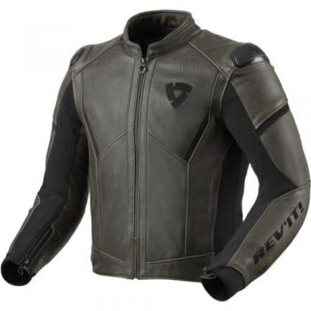 Chaqueta de Moto REV'IT! Parallax Negro-Aceituna
