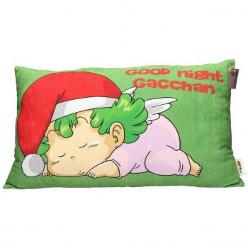 SD Toys Cojín Gacchan Dr Slump, Acrílico, Verde, 54 x 33 x 7 cm