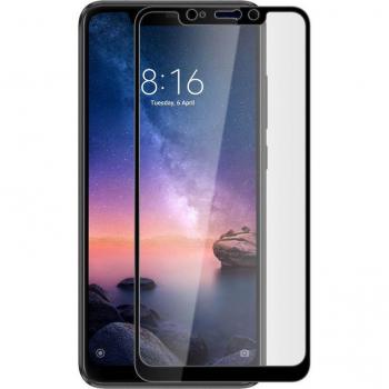 Protector de Pantalla de Cristal Templado para Xiaomi Redmi Note 6 Pro - Negro