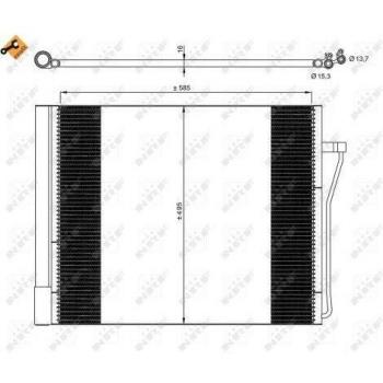 Condensador de aire acondicionado EASY FIT NRF 350077