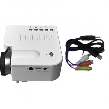 Proyector Mini LED UC28B 1080P Portátil Multimedia para Cine en Casa con USB y TF