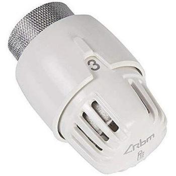 Cabezal Termostático RBM TL 10 A - Ajuste de 1 a 5 - Presión Máx 10 Bar - Color Gris