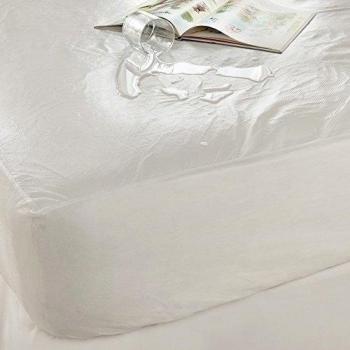 Silentnight Waterproof Mattress Protector Double Bed, Prueba de Agua, Blanco, 135 x 190 cm