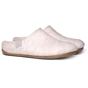 Zapatillas de casa cerradas para mujer MONA-FR en fieltro reciclado tonos lisos
