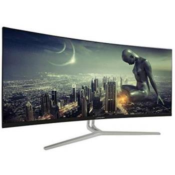 Monitor Curvo Ultra WQHD 34 LC-Power LC-M34-UWQHD-100-C (3440x1440, 100Hz, 4ms, VA, HDMI/DP/DVI/AUX, Color Blanco