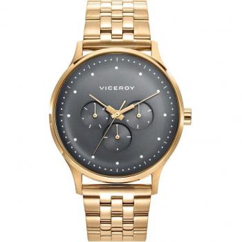 Reloj Viceroy Switch Multifunción Hombre - Acero Chapado Dorado