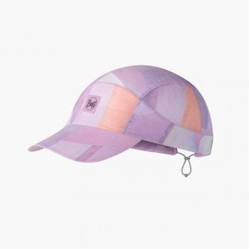Buff Women's Pack Speed Cap - Orchid Shane, Lilac/Sand, L-XL