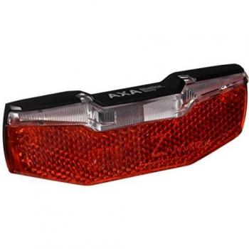 AXA Rücklicht Blueline Luz Trasera Blue Line para Dinamo portabulto 80 mm, Unisex Adulto, Rojo, Talla única