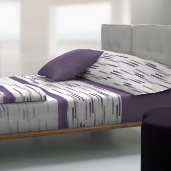 Tolrà TB005 - Juego de sábanas y funda de almohada, 3 piezas, tacto visón, para cama de 90 cm, color malva