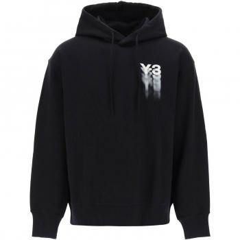 Y-3 Women's Hooded Sweatshirt in Black | Size XL | IZ3169 Color BLACK