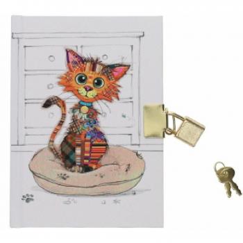 A6 Secret Notebook Cute Cat Kid Kiub Kook 160 Pages