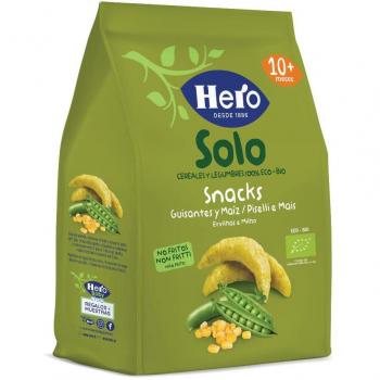 Hero Solo Snack de Guisantes y Maíz Ecológico 50g