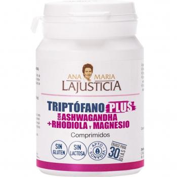 Ana María Lajusticia Triptófano Plus con Ashwagandha, Rhodiola y Magnesio 60 Comprimidos