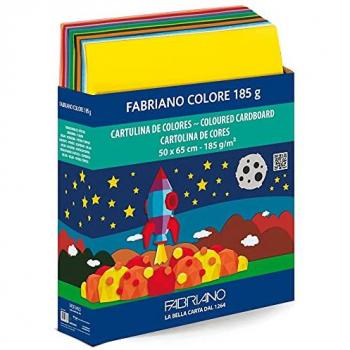 Cartulina Fabriano 185gr A4 50 unidades blanco
