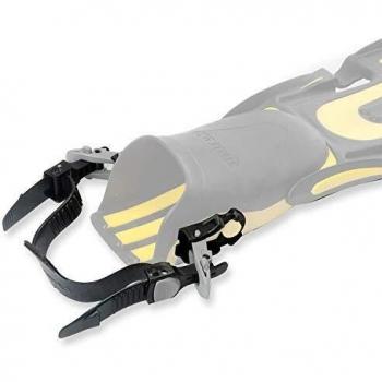 Mares Fin Buckles Abs Plus W/Strap - Hebilla, Color Negro, Talla Bx