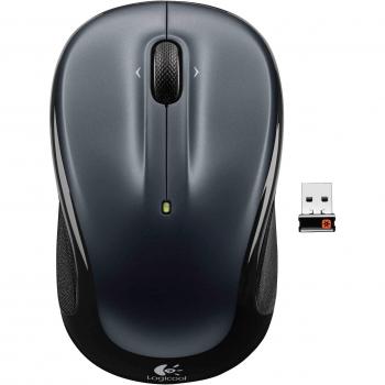 Plateado Oscuro M325DS LOGICOOL adoptar correspondiente ratón inalámbrico receptor Unifying