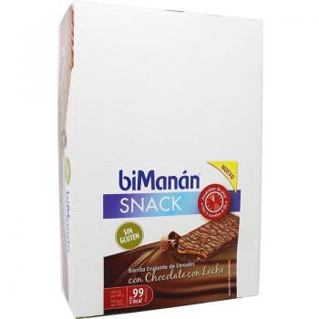 Bimanan Barritas de Chocolate con Leche 20 uds