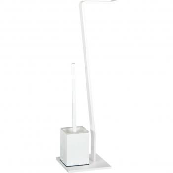 Escobillero portarrollos Oslo BLANCO 22121