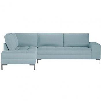 Guy Laroche Home - Sofá esquinero izquierdo fijo Harmony Big, menta, color pastel
