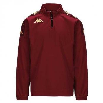 Sudadera Kappa Gassolo Rojo Unisex Media Cremallera 12 Años