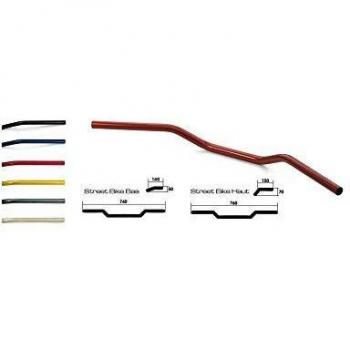 Manillar LSL Superbike A01 de aluminio, 7/8 pulgadas, rojo