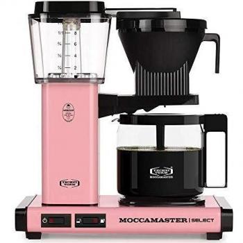 Cafetera Moccamaster KBG Select 1.25L Rosa con Apagado Automático