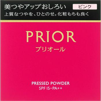 Shiseido Prior Gloss-Up Face Wash and Pressed Powder SPF 15 PA++ Pink Set