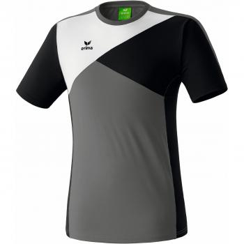 erima Premium One T-Shirt - Camiseta de equipación de fútbol para niño, color gris, talla 8 años