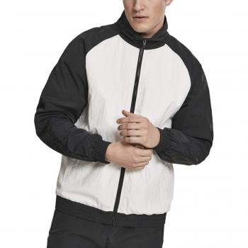 Urban Classics Crinkle Contrast Raglan Track Jacket