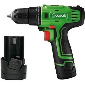Casals VDLI12-2 - Taladro atornillador con batería de litio de 12 V
