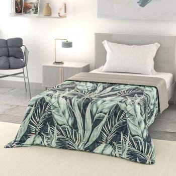 Colcha de verano estampada tropical básica 1 plaza 160x240cm