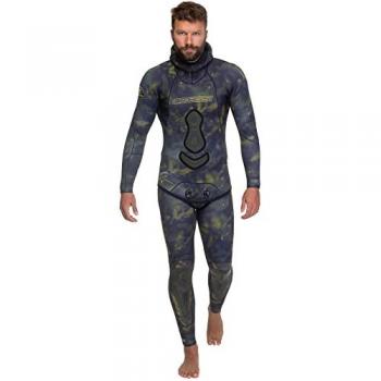Traje de neopreno Cressi Lampuga 5 mm para hombre (2 piezas, color camuflaje)