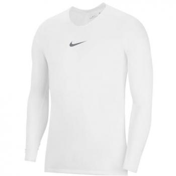Camiseta de Manga Larga Dri-Fit Park First Layer Nike para Hombre - Blanco