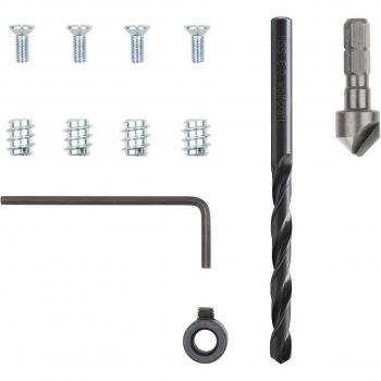 Set de Reparación de Bisagras de Cazoleta 11 Piezas Wolfcraft