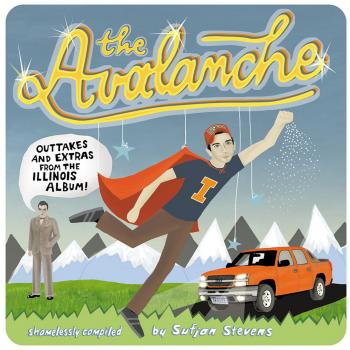 Avalanche Vinilo Blanco y Naranja Hatchback