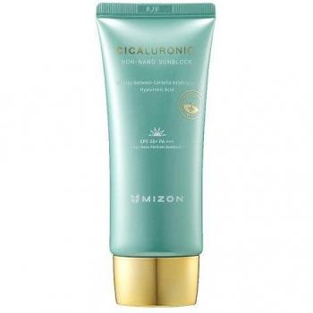 Mizon Cicaluronic Non-Nano Sunblock SPF 50+ PA+++ - Protector Solar Hipoalergénico, Fórmula Hidratante, Protección de Amplio Espectro, Resistente al Agua, Sin Fragancia