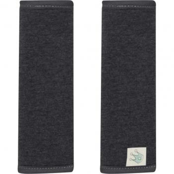 Cubre Arneses de Algodón Orgánico para Silla de Paseo y Coche Jyoko - Protector para arneses, talla M, Black Series