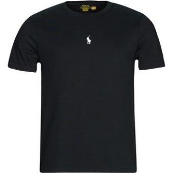 Polo Ralph Lauren Men's Short Sleeve Centre Pony T-Shirt in Polo Black, Size Medium