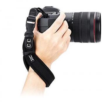 Correa de muñeca de neopreno con cámara de liberación rápida para Canon R5 R6 M200 M100 M50 M10 M6 750D 800D 200D R RP Sony A6600 A6100 A6500 A7R3 Nikon D7500 D5600 D350 0 D34 00 Z7 Z6 DSLR SLR Correa