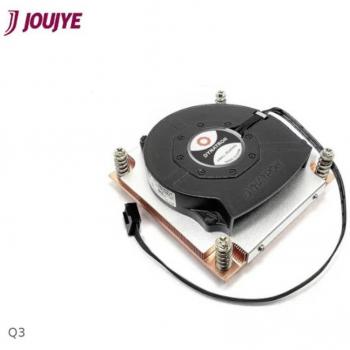 Disipador de CPU Dynatron Q3 LGA1700 con ventilador, cobre, PWM, hasta 125W TDP, 1U