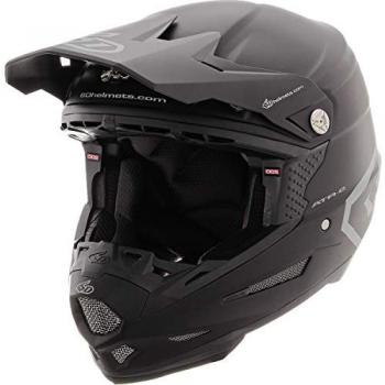 Casco de Cross 6D ATR-2 Sólido Mate Negro