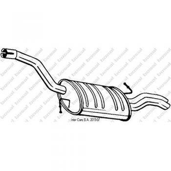 Bosal 233-145 End Silencer