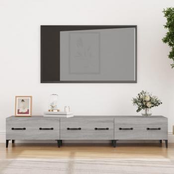 Mueble para TV gris Sonoma 150x34,5x30 cm madera multicapa