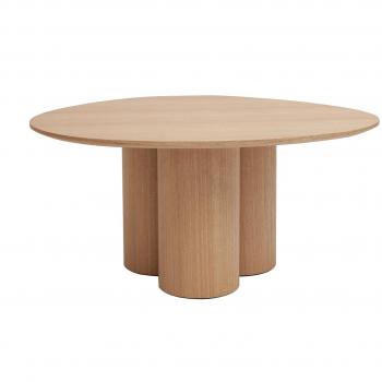 Mesa de centro de diseño HOLLEN en madera clara - Miliboo