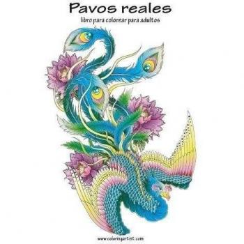 Pavos reales libro para colorear para adultos 1