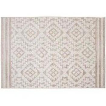 Alfombra Koy Geométrica Rayas Beige/Marrón 100X150 Cm