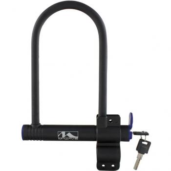 Ventura 170421.0 Candado Rígido con Llave, Unisex, Negro, 13 mm