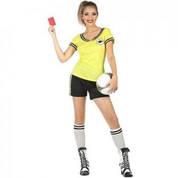Atosa-56622 Disfraz Árbitro, Color Amarillo, XS-S
