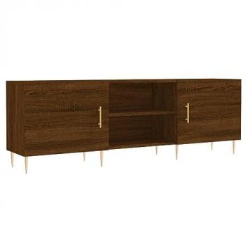 Mueble de TV madera de ingeniería roble marrón 150x30x50 cm vidaXL