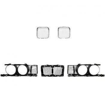 Rejilla Delantera Van Wezel 0635511 para BMW Serie 5 E34 (1988-1995, excepto 8 cilindros)